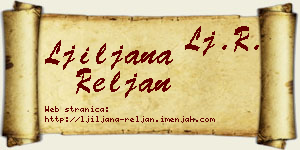 Ljiljana Reljan vizit kartica